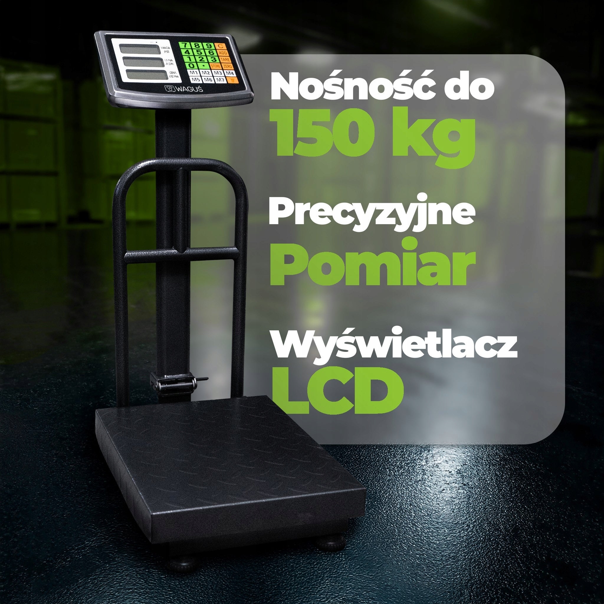 Warehouse Scale Electronic Shop LCD 150kg Strong Platform Commodity Maximum load 150 kg
