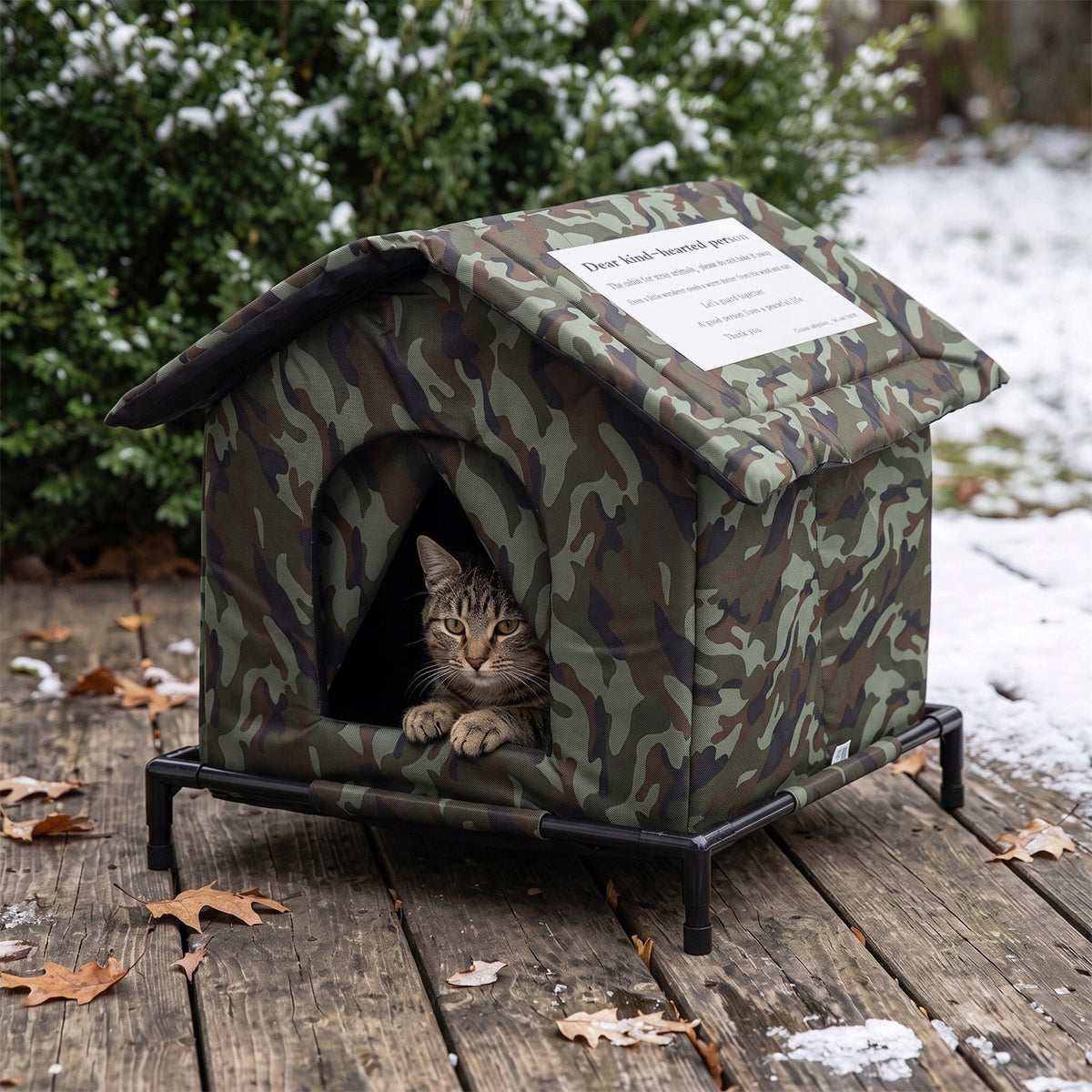 Warmed Kennel For Stray Cat For Winter Waterproof Outdoor 42x42x42cm Manufacturer code 6PT5981100