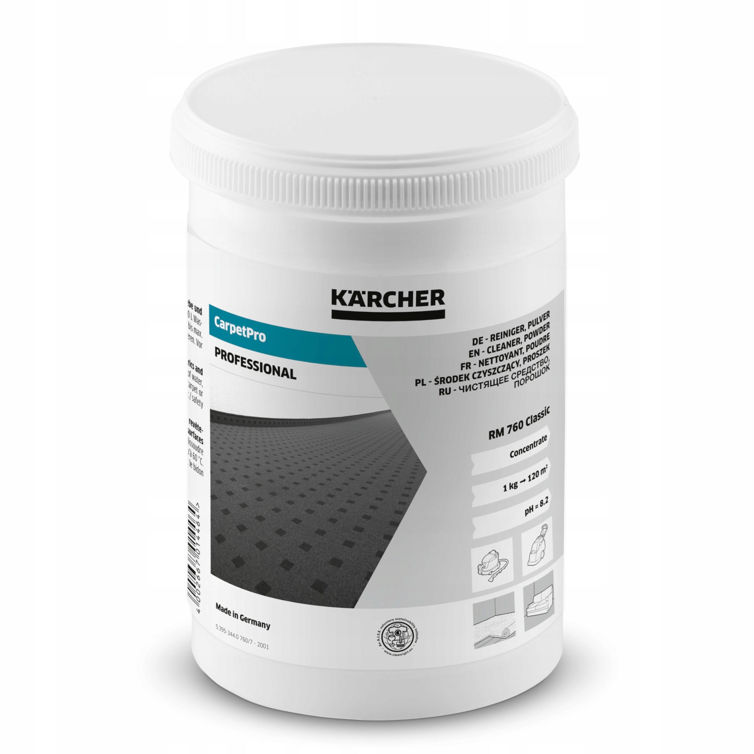 Washing powder Kärcher 0,8 kg 0,8 l 1 pc. Manufacturer code 6.290-175.0