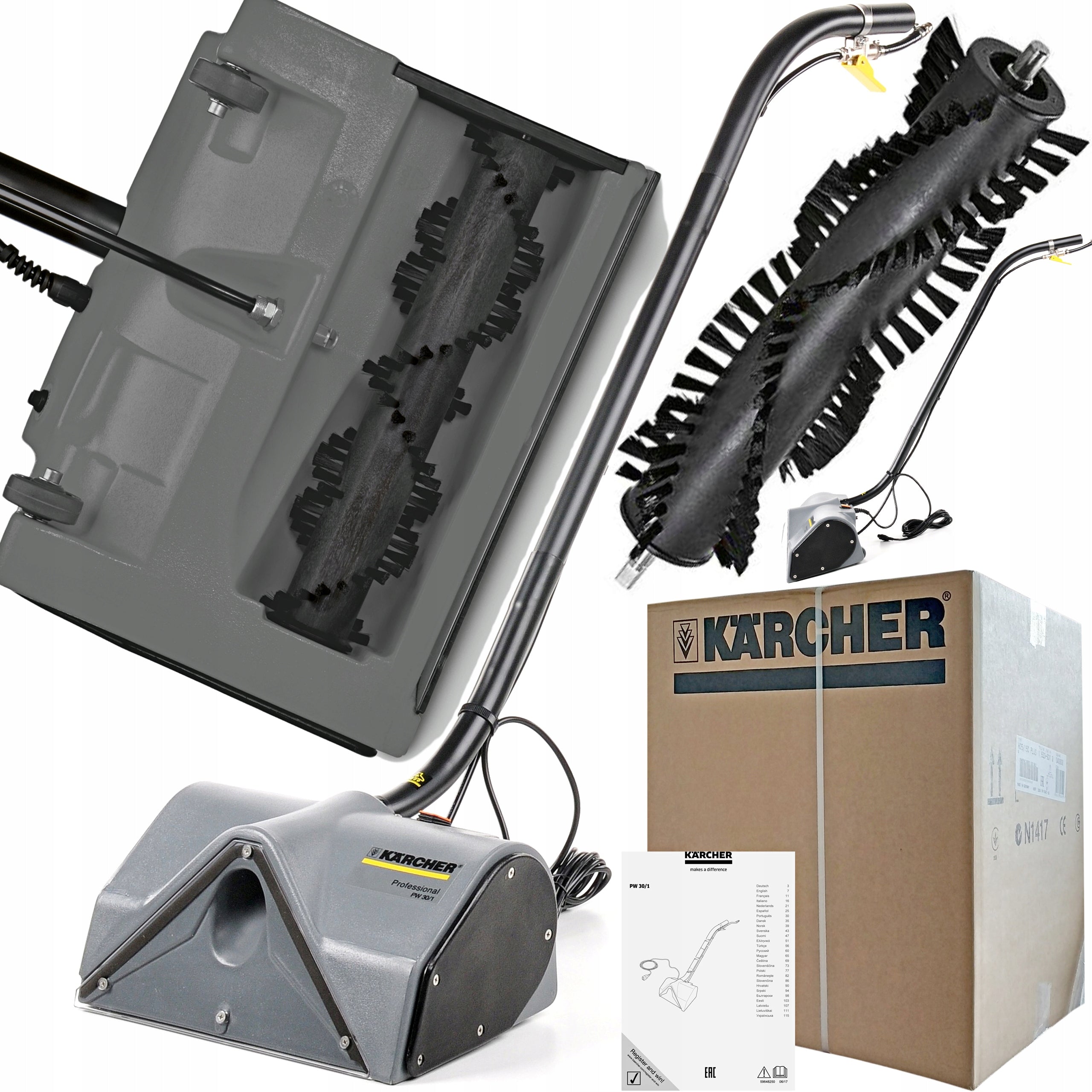Washing vacuum cleaner Kärcher 60 W Clean water tank capacity 0 l