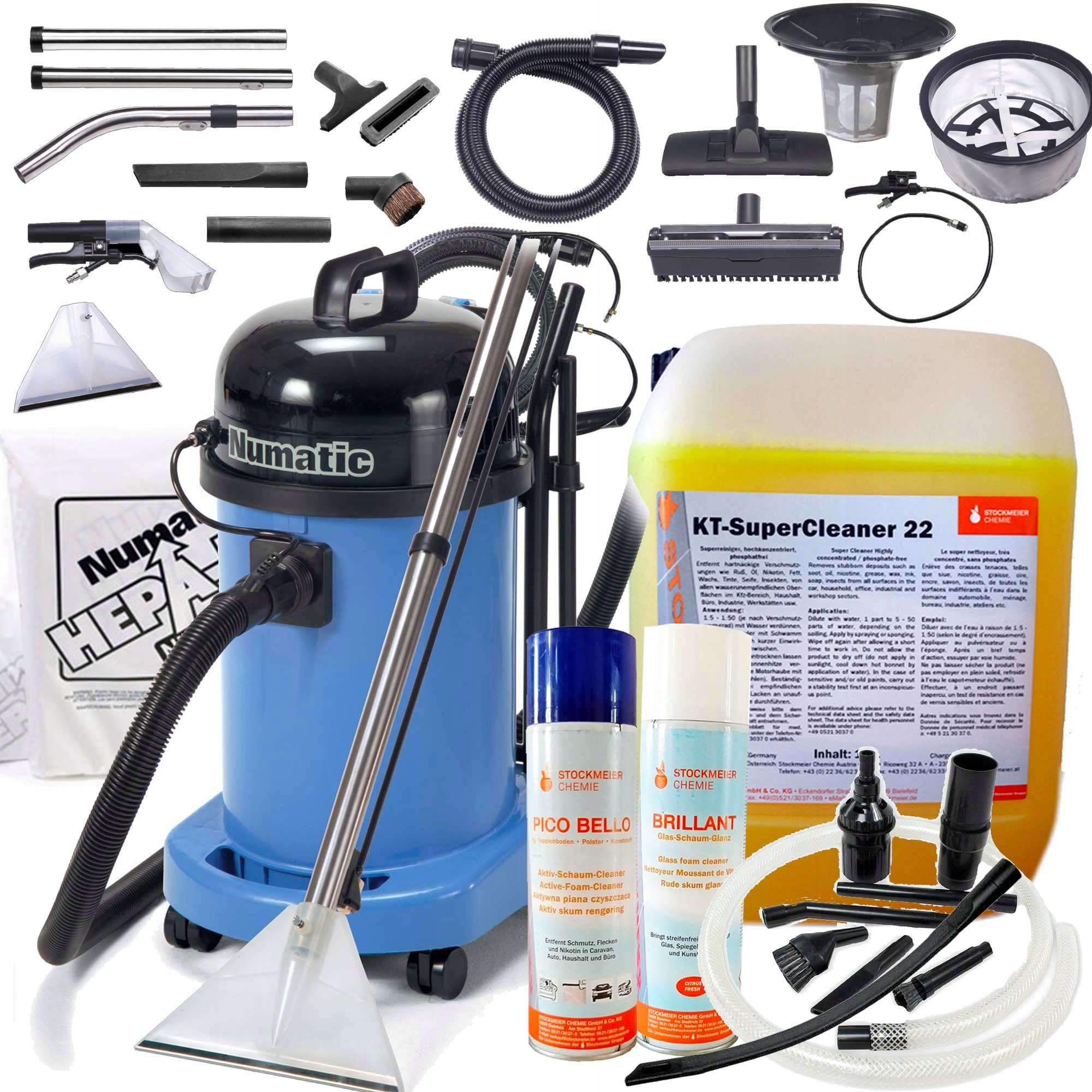 Washing vacuum cleaner Numatic CT 470-2 +10L LIQUID KT22