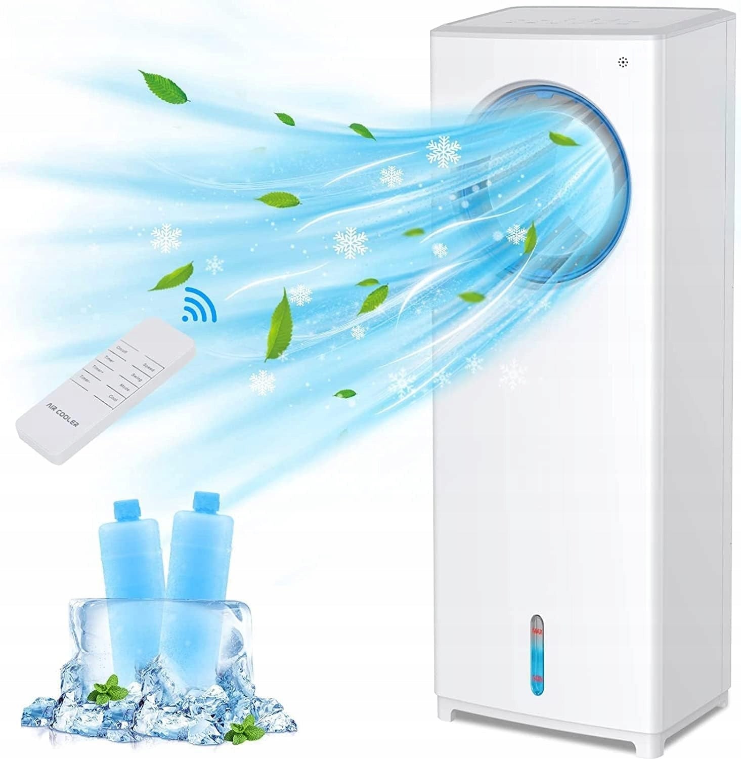 Water Air Conditioner Portable Quiet Fan 40db