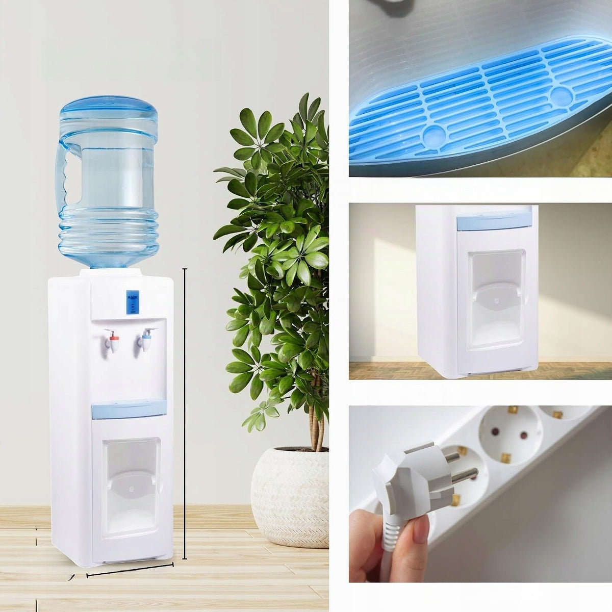 Water Dispenser Cold And Hot Water Dispenser Electric Quiet 500 Watts Model M3202