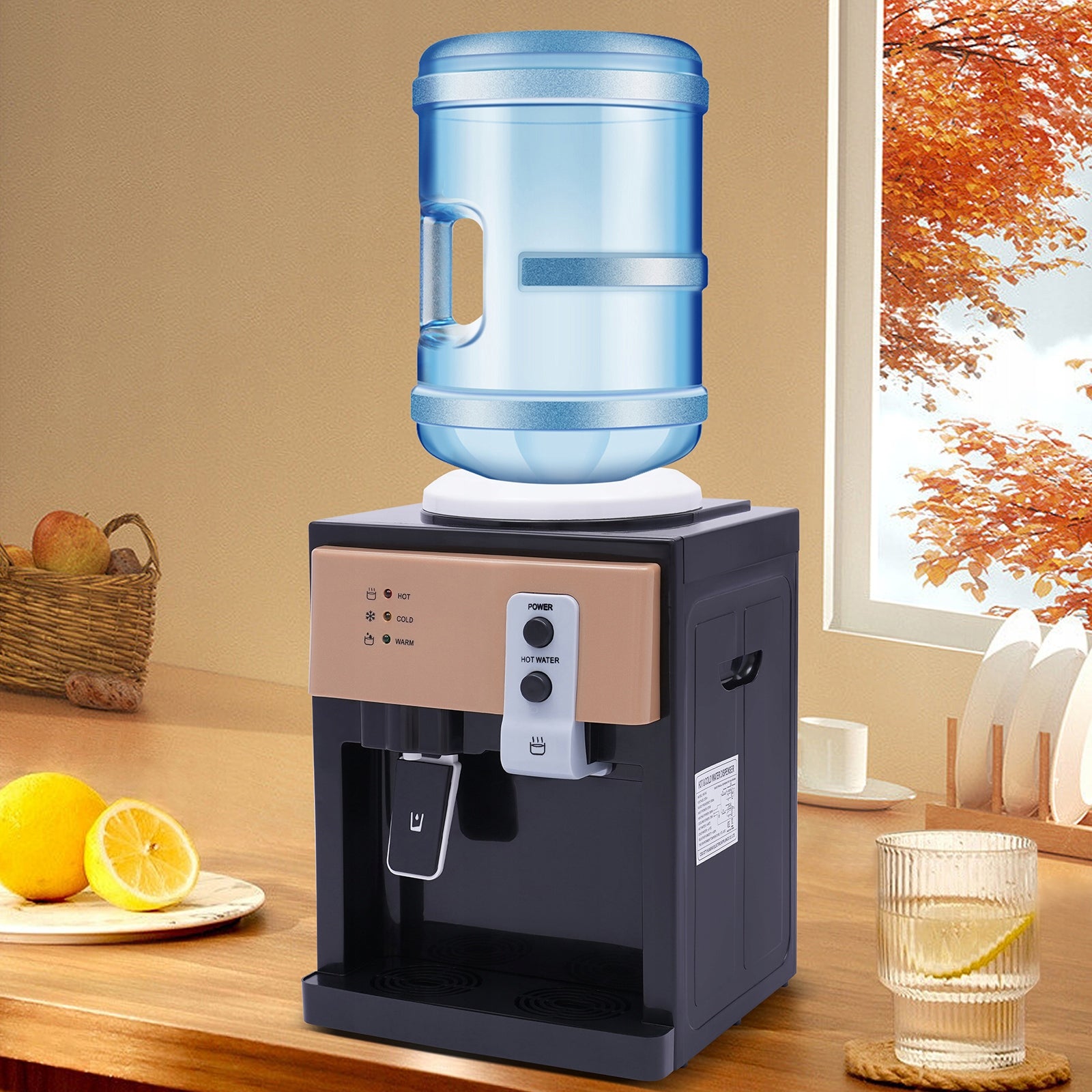 Water Dispenser, ELECTRIC HOT AND COLD WATER DISPENSER 36*24*27CM, 220V Packaging status original