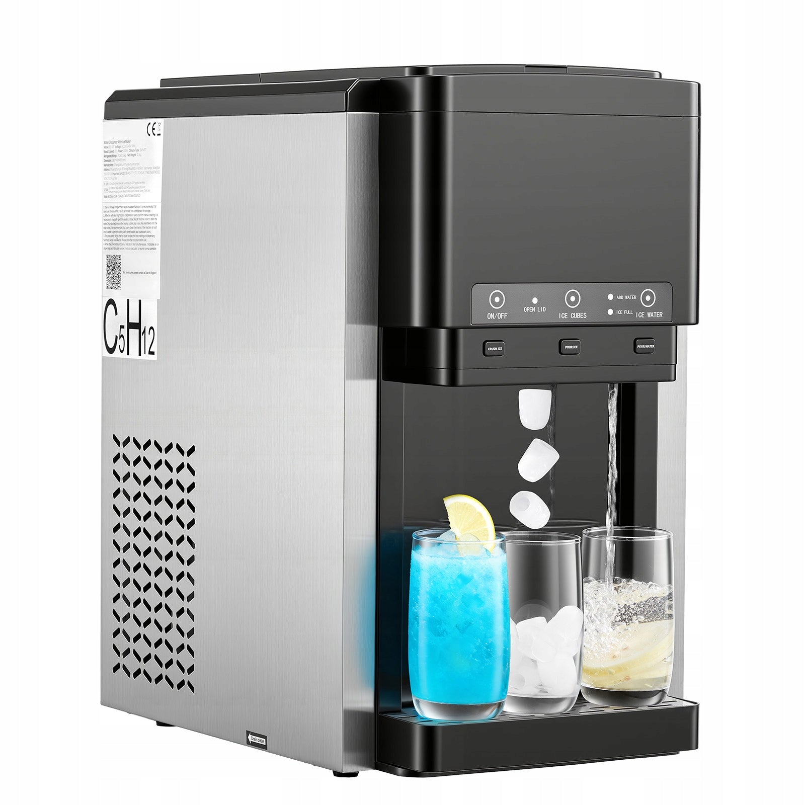 Water Distributor 3in1 Self-Cleaning With Ice Maker 16KG/Day Brand SucceBuy