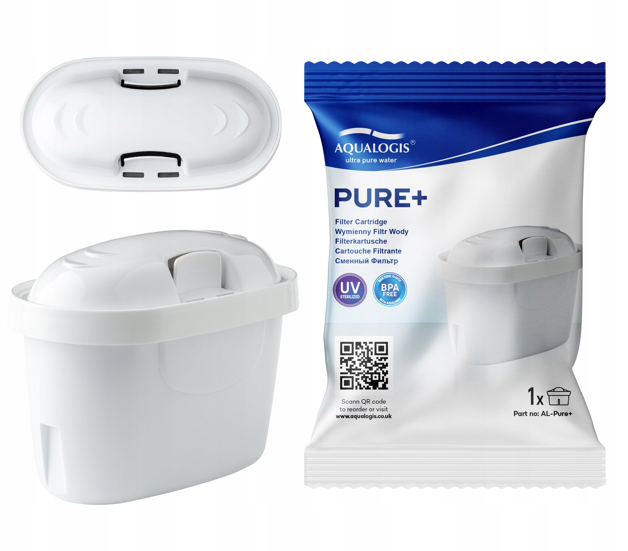 Water Filter for BRITA MAXTRA DAFI UNIMAX WESSPER 10 pcs Filters Set Manufacturer code pure+