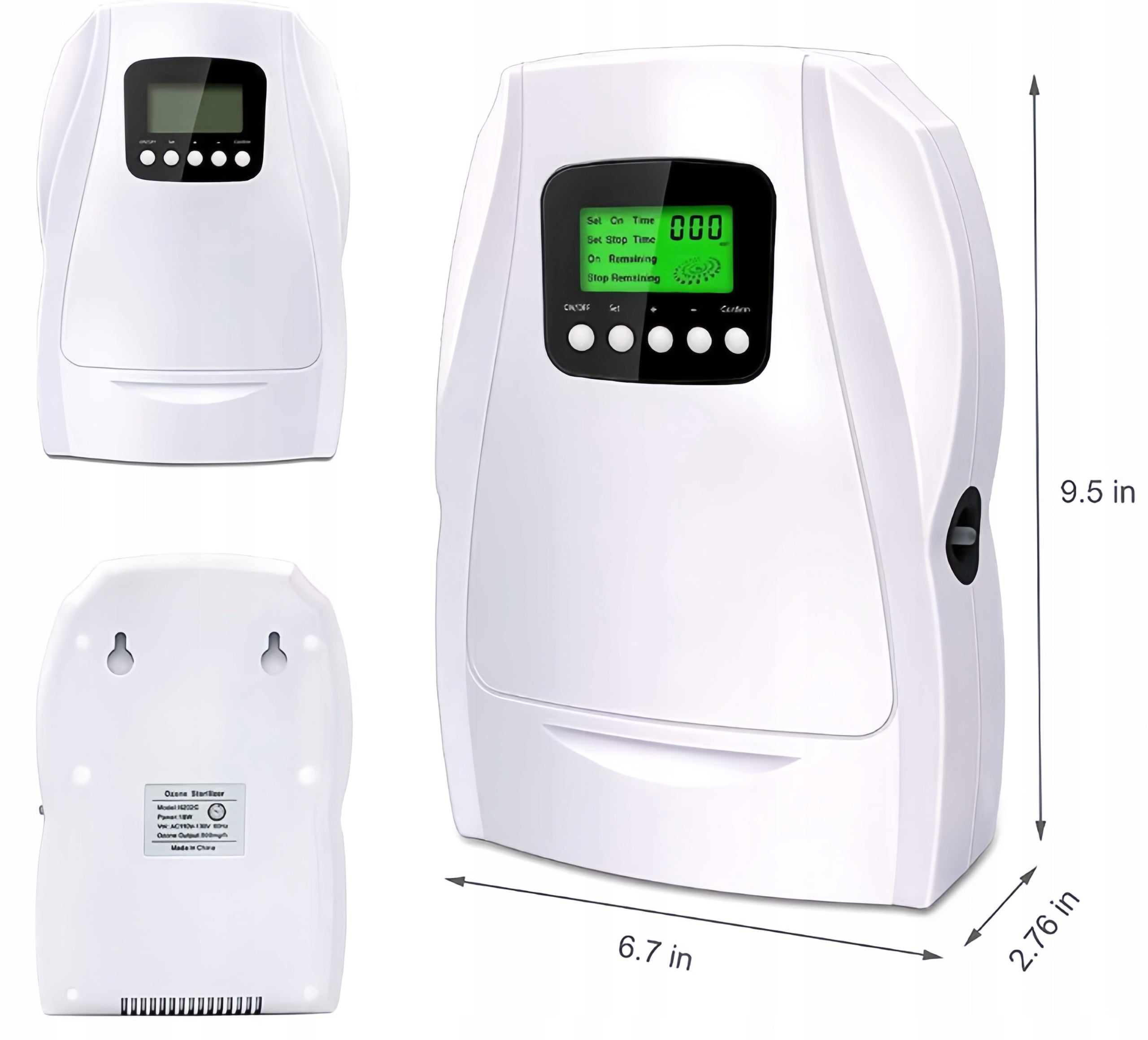 Water Food Ozonator 500mg/h Sterilization, Fungal Defunging 220V Universal Manufacturer code N202C