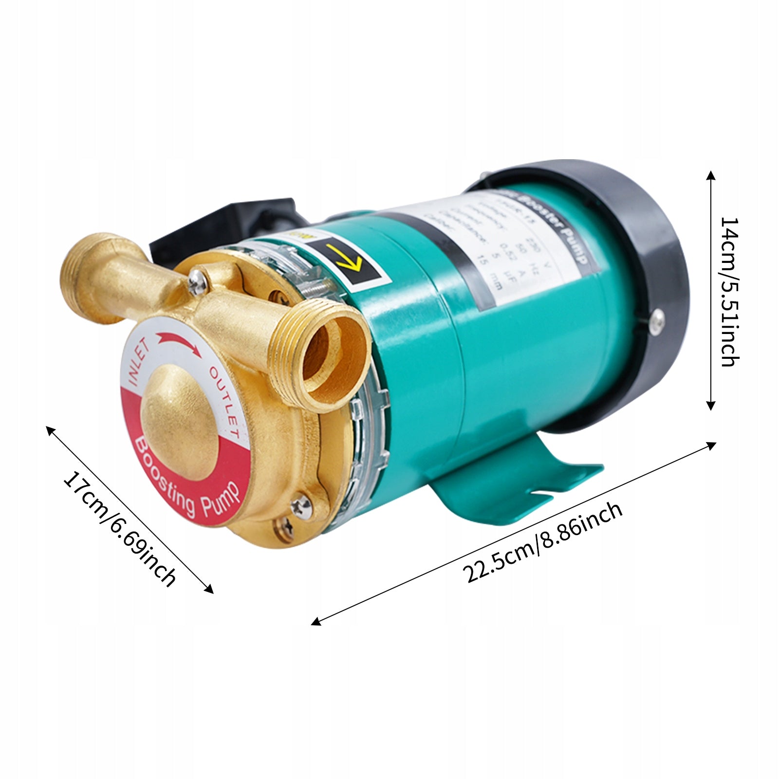 Water Heater Amplification Pump 120W 25 L/MIN 220V Manufacturer no brand