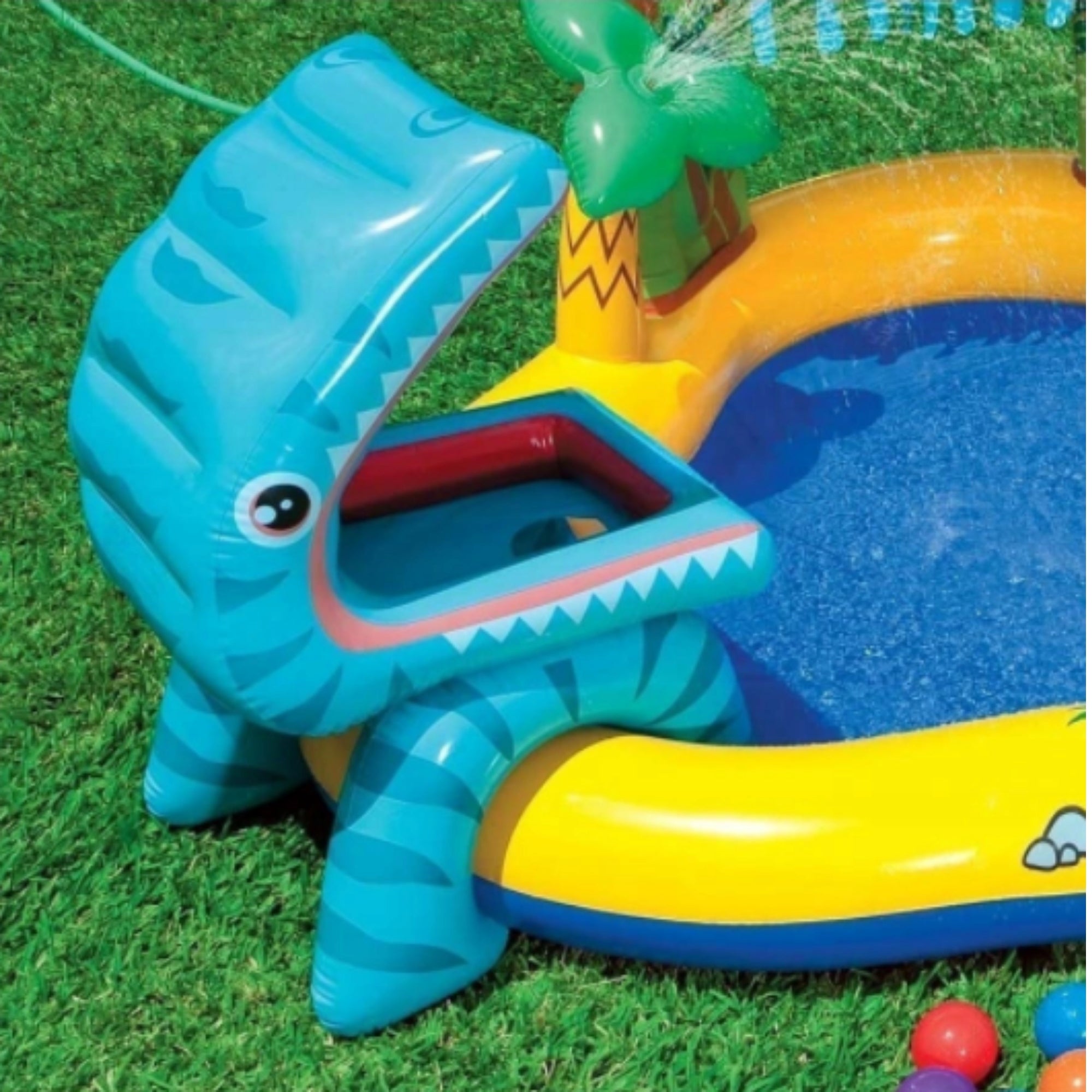 Water Playground Inflatable Swimming Pool for Children Garden Fountain Intex 57444 Length 249 cm