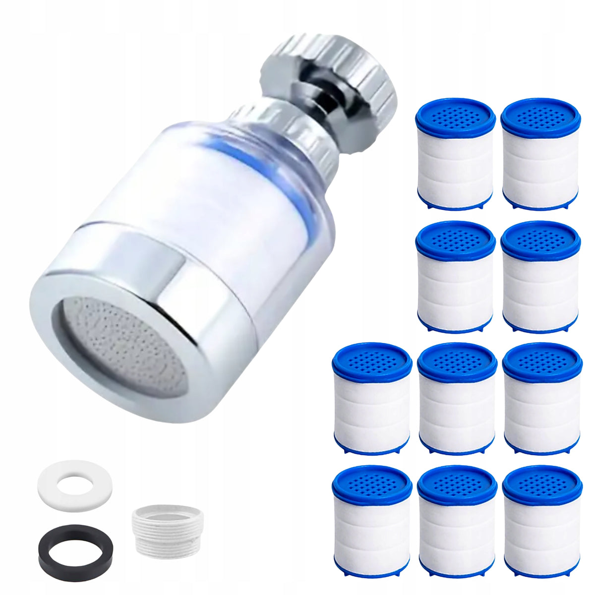 Water Purifier Faucet Filter Removes Pollutants and Metals + Filters