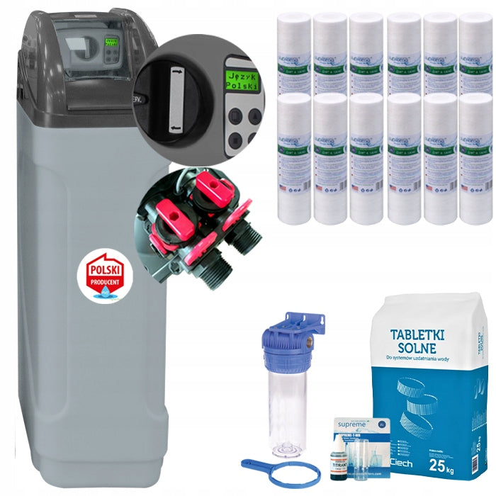 Water Softener - 20L, Salt, Test, Cartridges