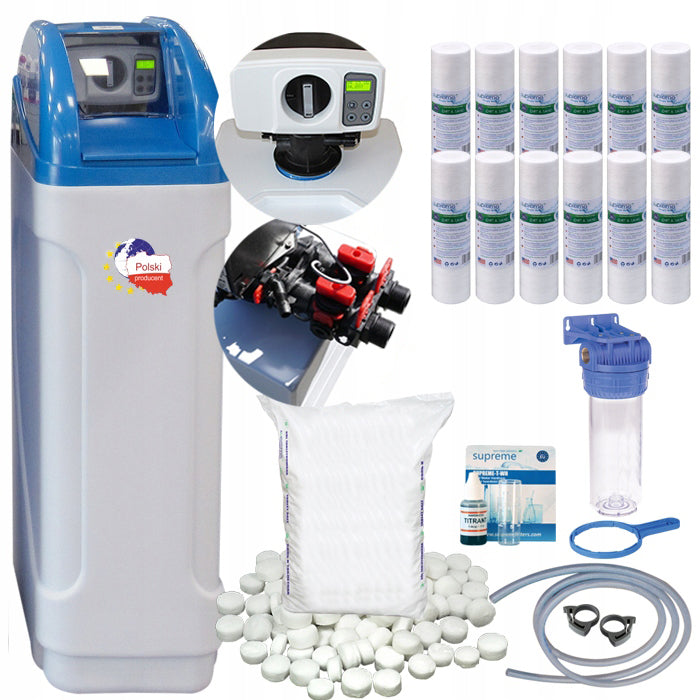Water Softener - 25L, Salt, Test, Cartridges