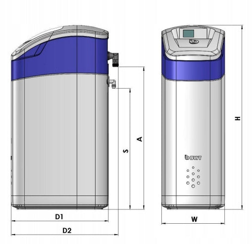 Water Softener BWT AQA PERLA SILK BIO XL 25L WiFi 240032065 Brand BWT