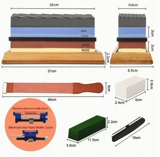 Water Stones for Sharpening Knives Sharpener Donkey Stone Set Manufacturer code Osełki
