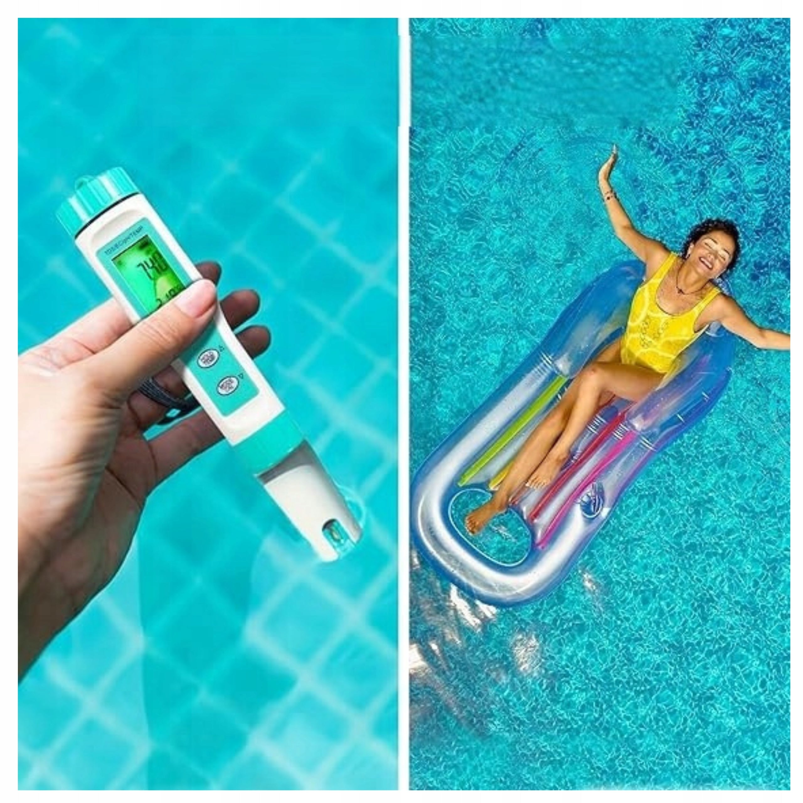 Water Tester PH 4in1 TDS EC Temp Pool Aquarium Precision Rissler Meter Packaging status original