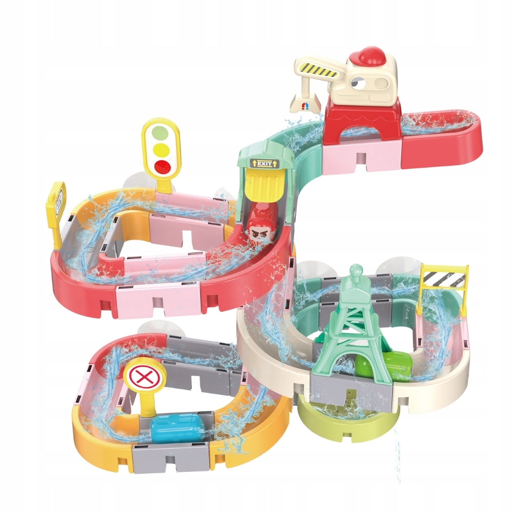Water Track for Bathing 47 el. Slide with Suction Cup Buses Brand Luxma