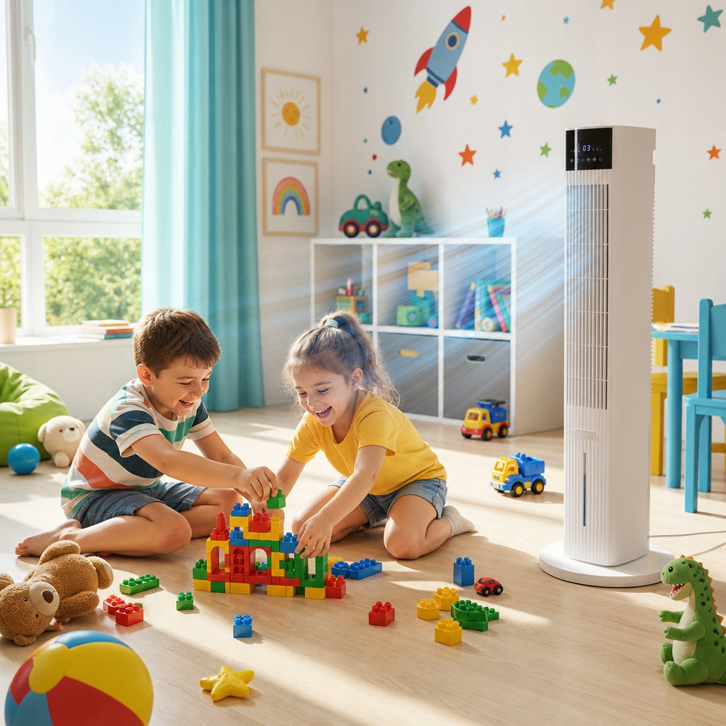 Water air conditioner CLIMATIVE COOLAIR column fan AIR CONDITIONER+WiFi+AROMA Model Klimator wodny CLIMATIVE COOLAIR wentylator Kolumn