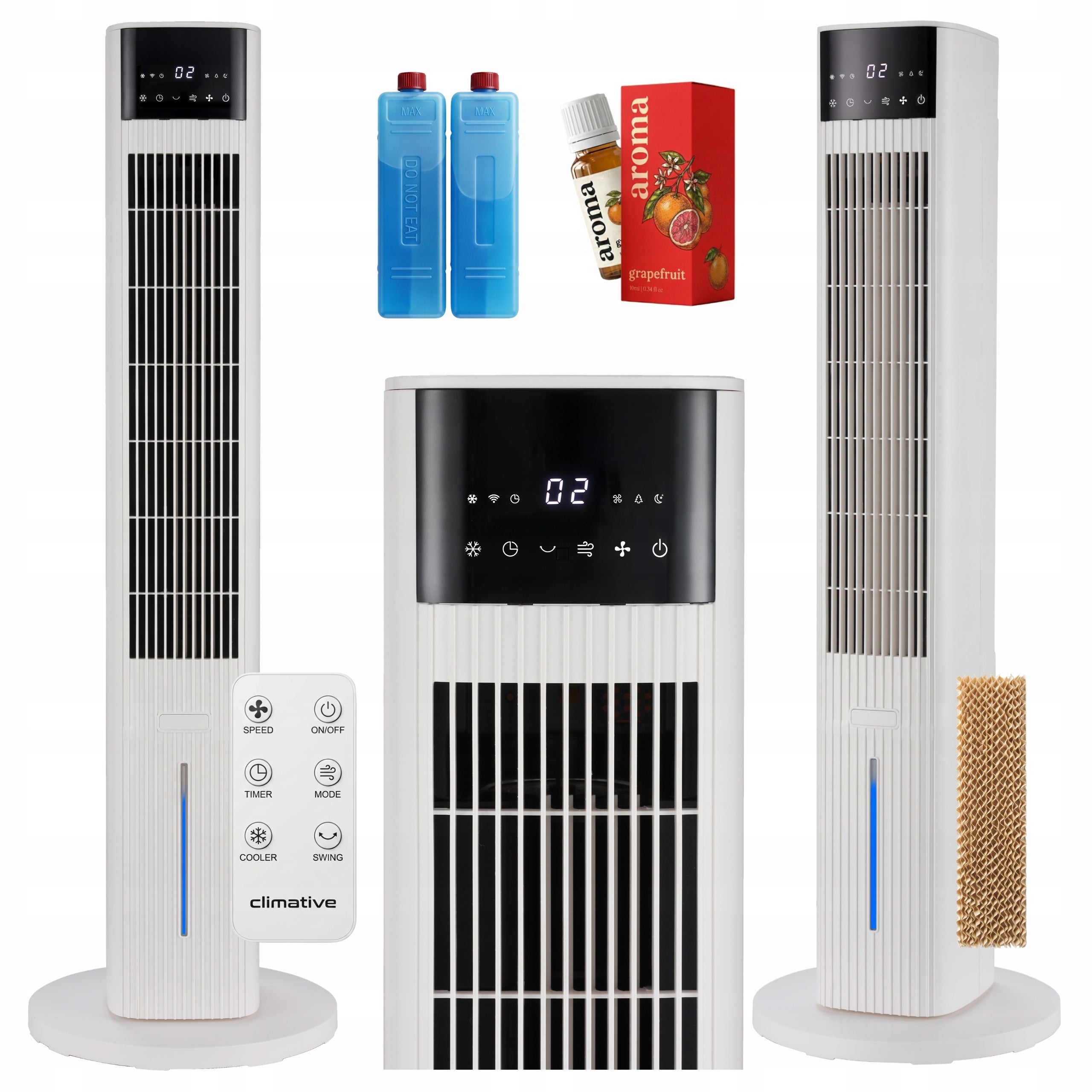 Water air conditioner CLIMATIVE COOLAIR column fan AIR CONDITIONER+WiFi+AROMA