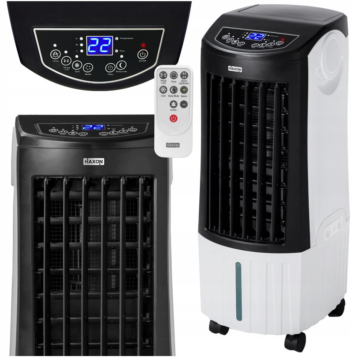 Water air conditioner HAXON ROX portable air conditioner 12l + IONIZATION humidifier