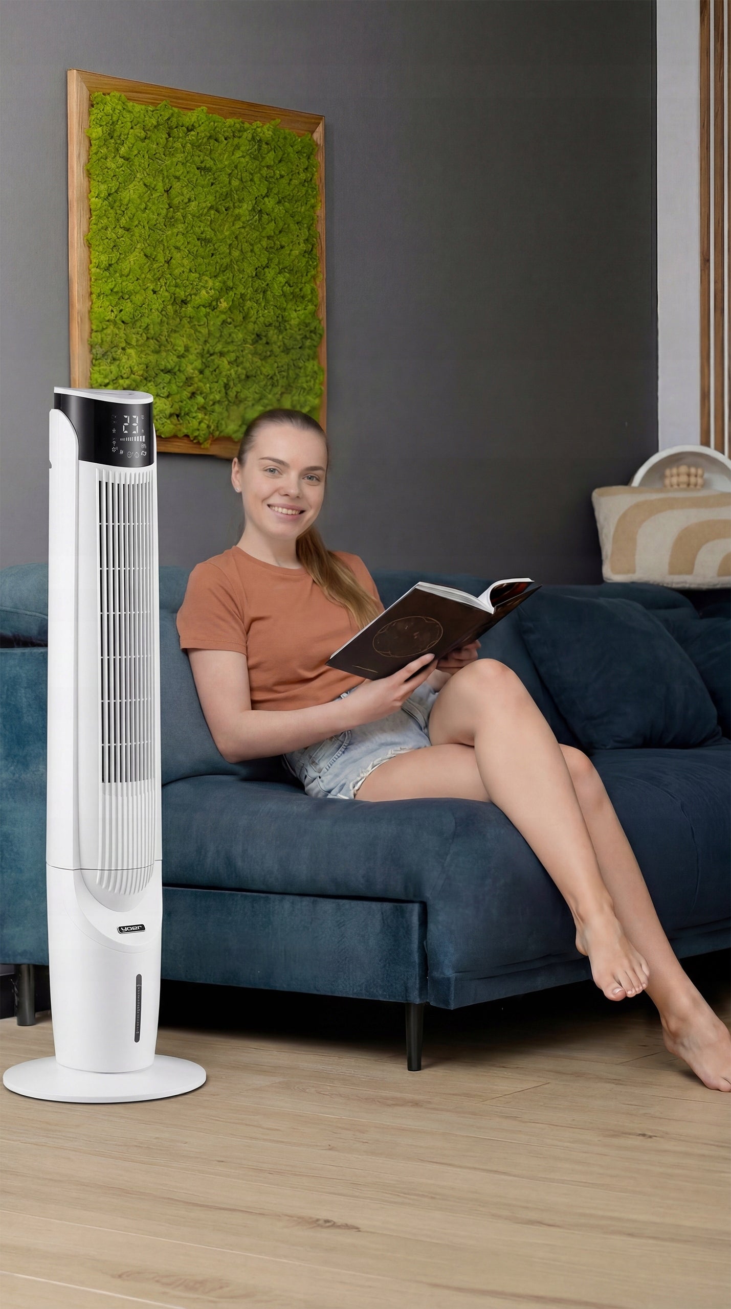 Water air conditioner Yoer Cascado 6in1 WiFi 60W ionization portable aromatherapy Manufacturer code TFC06W