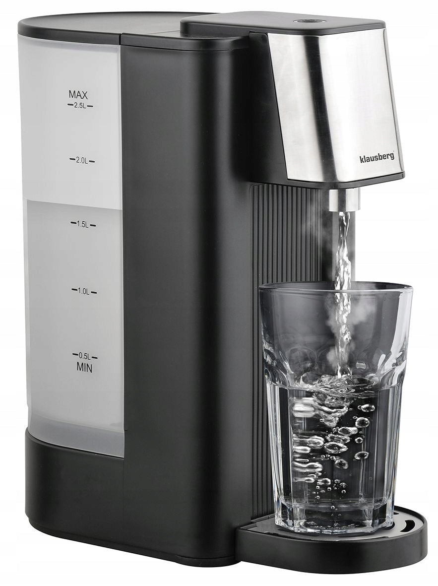 Water dispenser KLAUSBERG Kettle Dispenser 2,5L 2600W 95°C boiling water 5 sec.