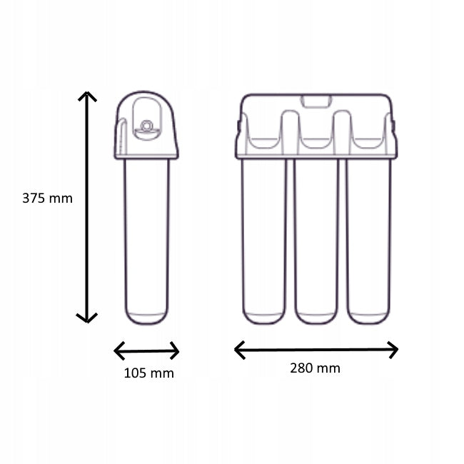 Water filter for antibacterial sink AQUAPHOR ECO PRO Manufacturer code antybakteryjny ECO-PRO