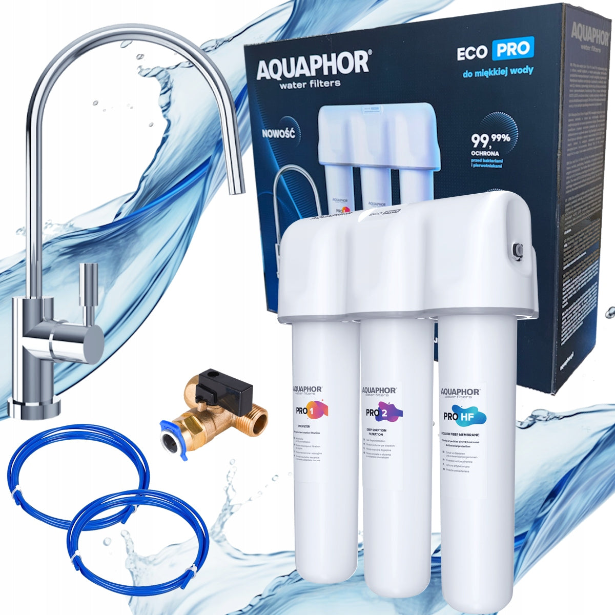 Water filter for antibacterial sink AQUAPHOR ECO PRO