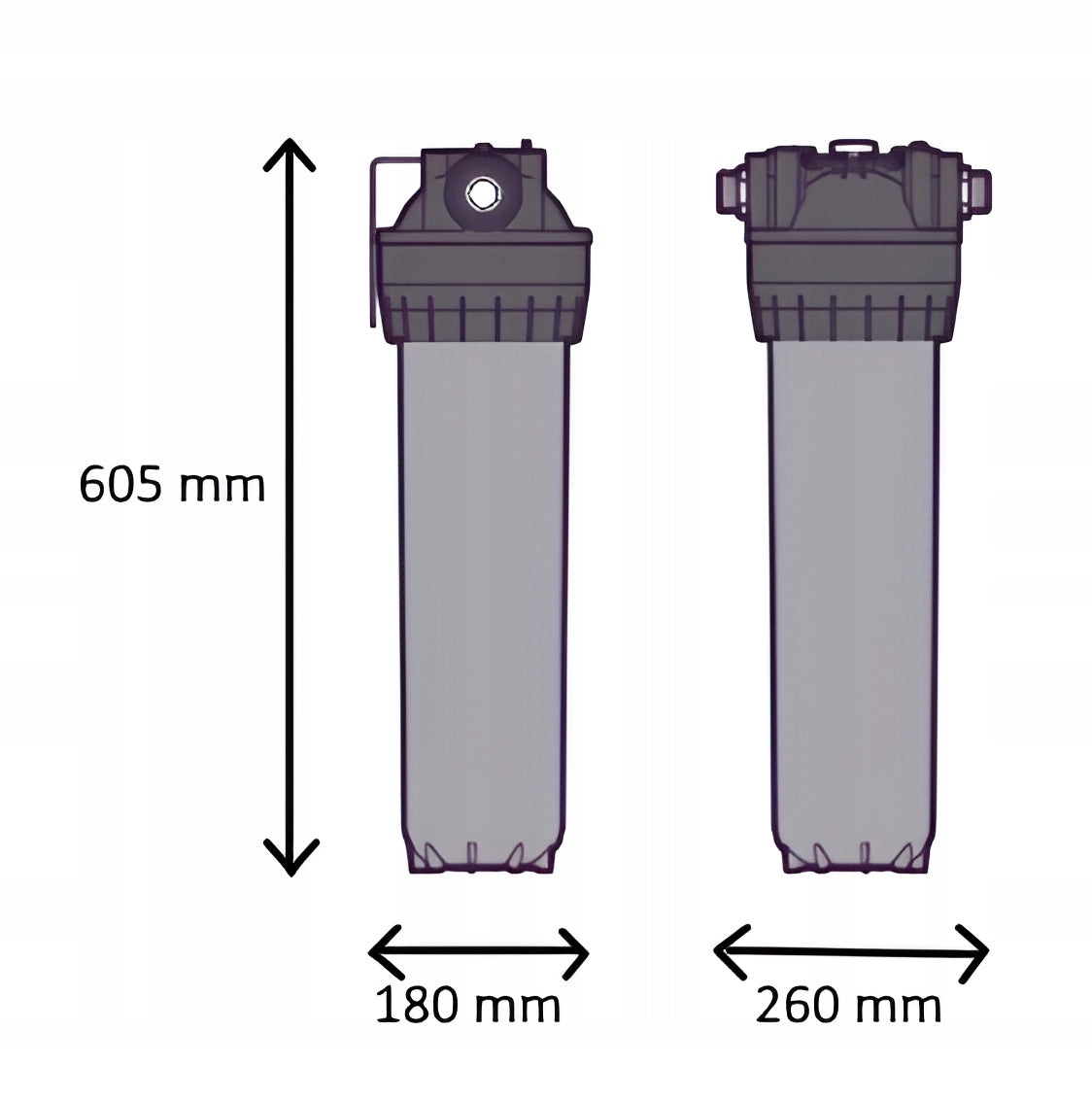 Water filter in-line body BIG BLUE 20'' AQUAPHOR Manufacturer code Cherry