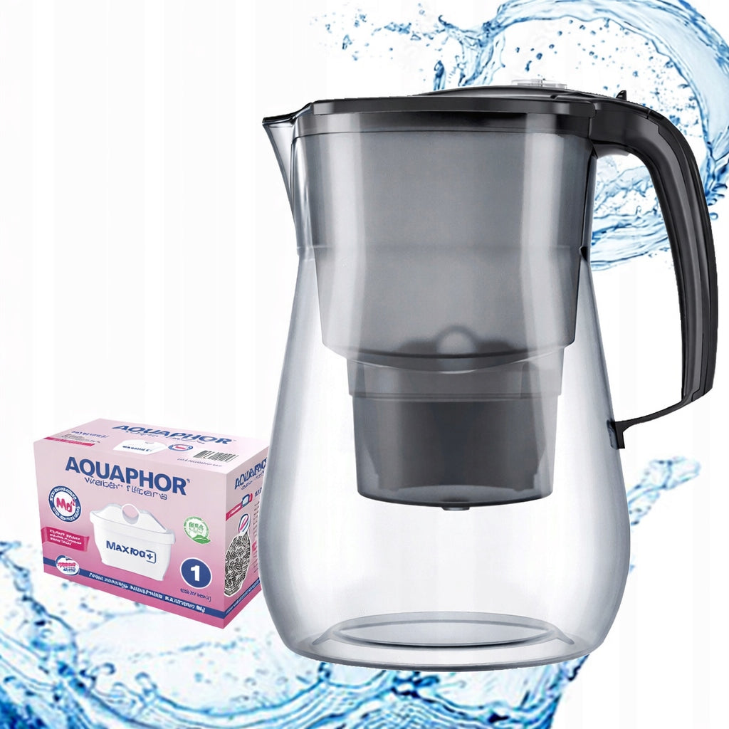 Water filter jug Aquaphor Onyx BLACK 4.2 l +1 MG Maxfor CARTRIDGE