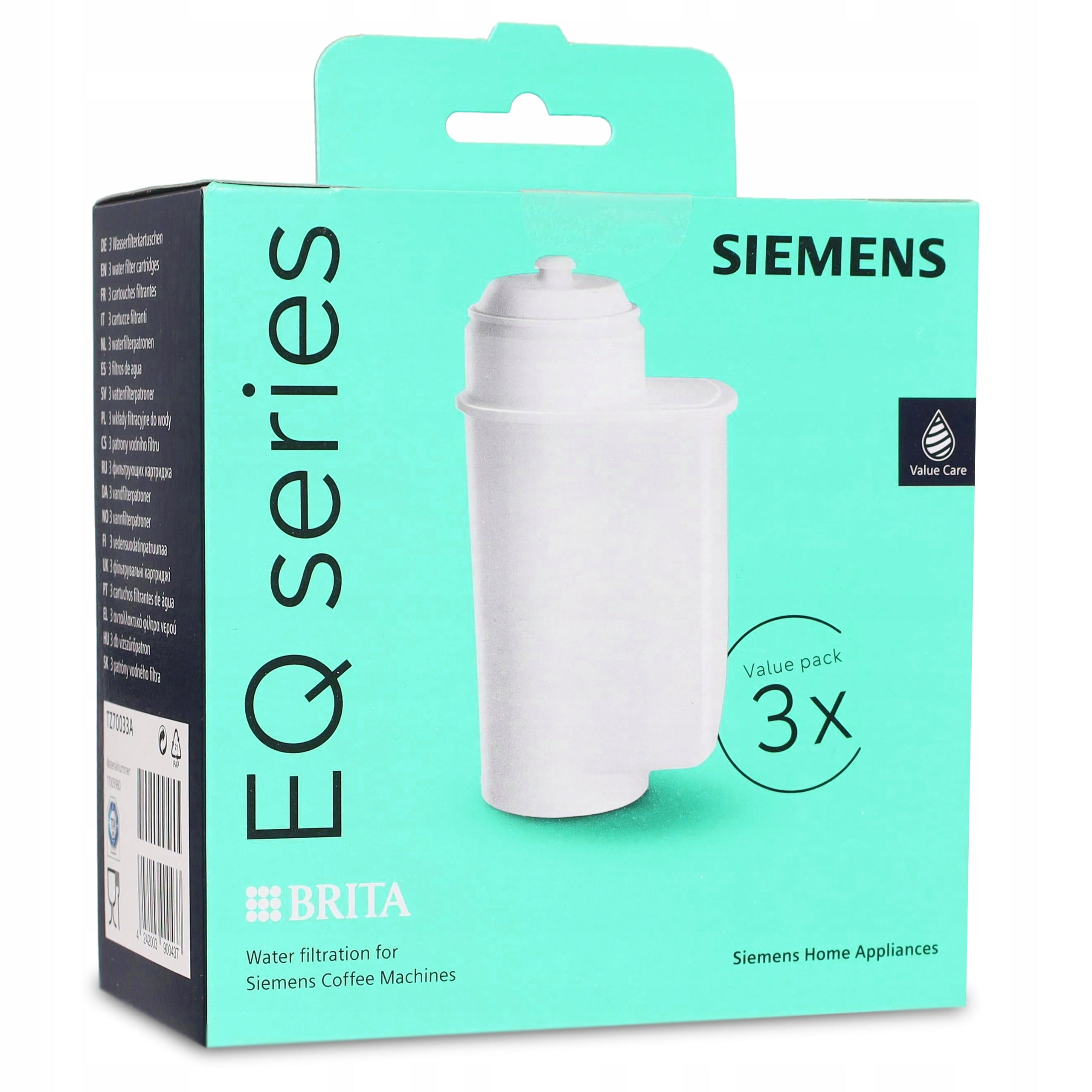 Water filters SIEMENS Brita Intenza TZ70033A 3 pieces Manufacturer code TZ70033A