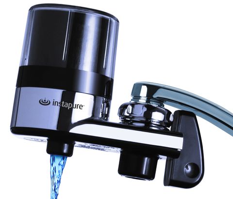 Water filters for tap INSTAPURE F2 semi-chrome, tap filter, cartridge R2