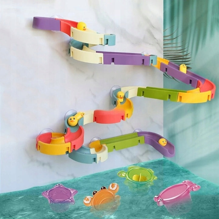 Water track for children duck bath slide ball track DIY 48 el. Manufacturer code 5907999741394
