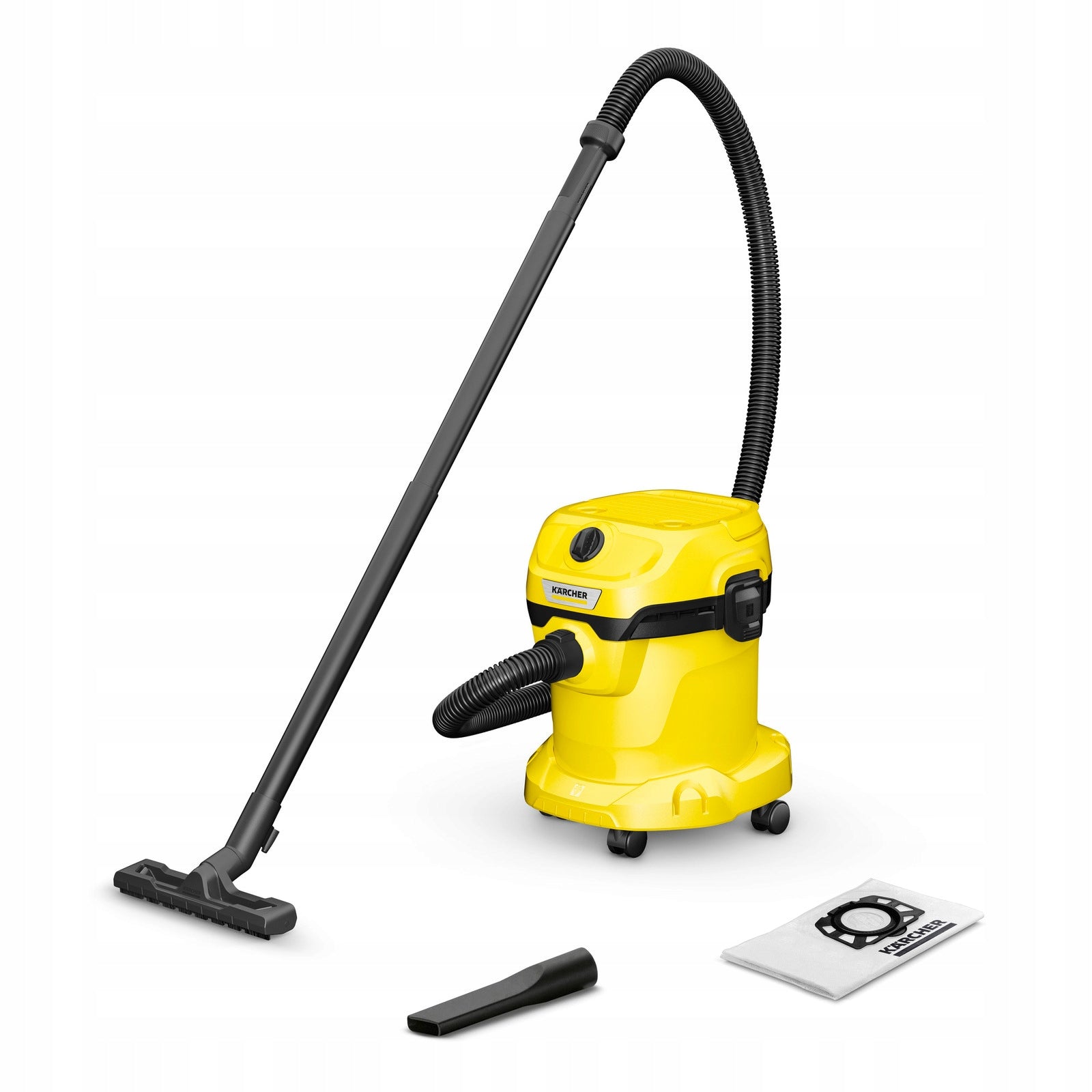 Water vacuum cleaner Kärcher WD 2 V-15/4/18 1000 W yellow/gold