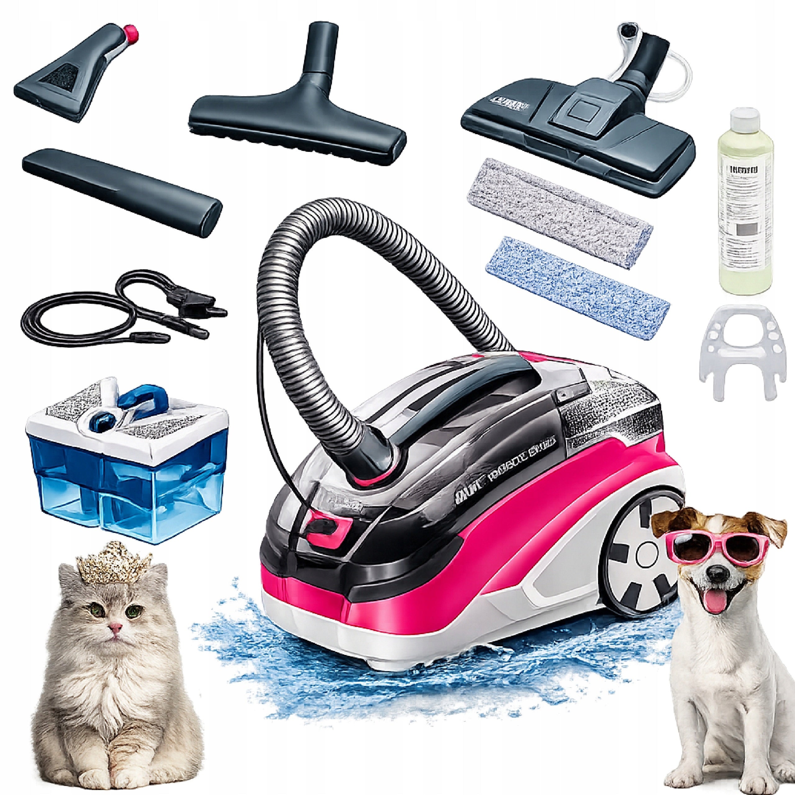 Water washing vacuum cleaner Thomas Allergy & Family Aqua + 1700W for allergy sufferers