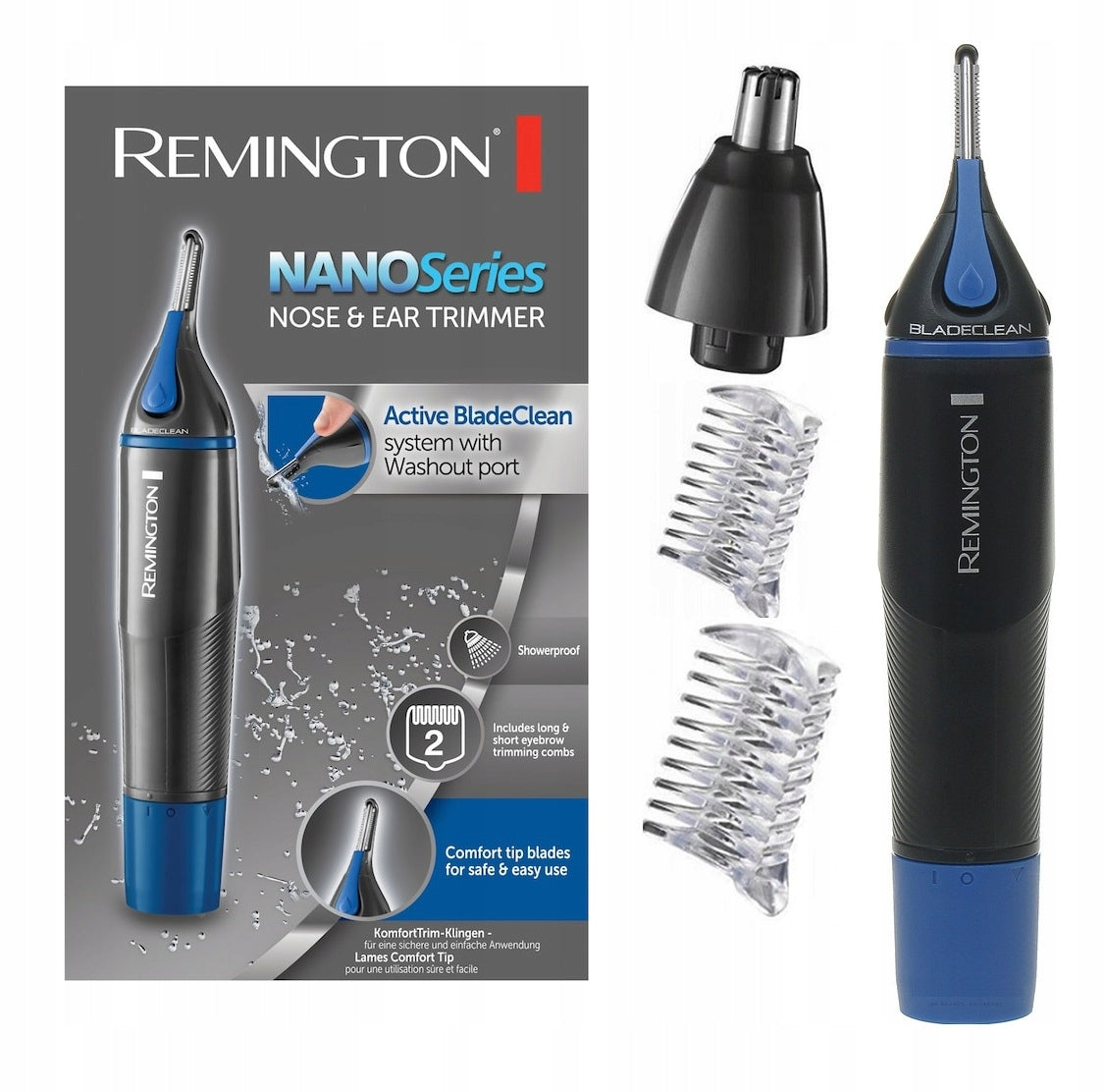 Waterproof Eyebrow Nose Trimmer Remington NE3850