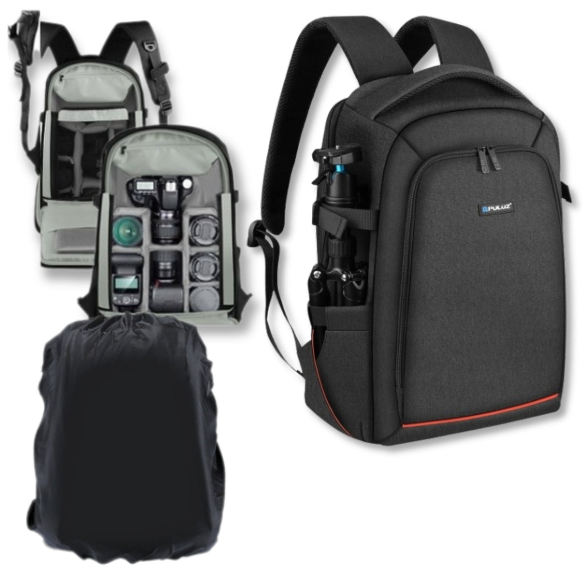 Waterproof Photo Backpack Puluz Camera Bag Camera Lens Drone Packaging status original