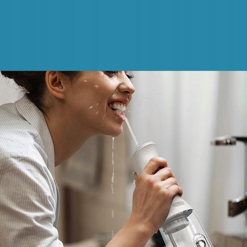 Waterproof, Portable, High Capacity Rechargeable Oral Irrigator Model DO OCZYSZCZANIA JAMY USTNEJ DZIĄSEŁ ZĘBÓW DUŻY
