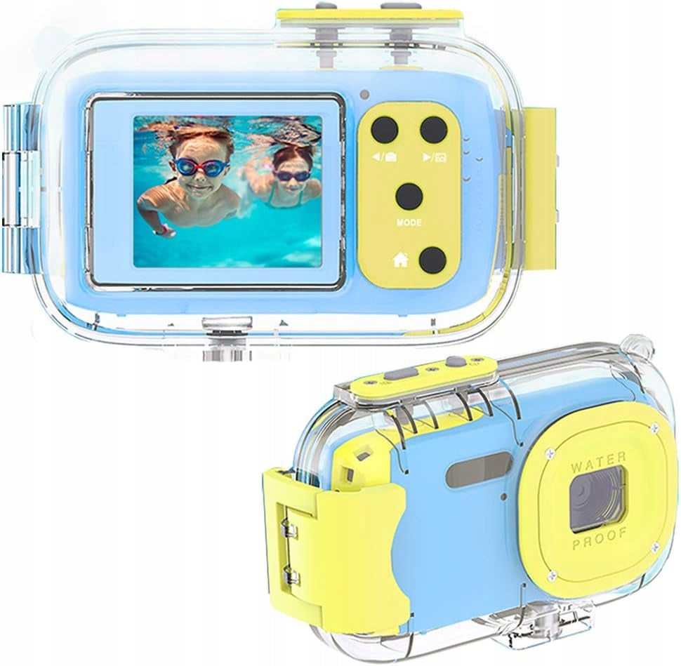 Waterproof camera for kids, with 1080P video recording