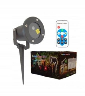 Waterproof laser projector + remote control | J2299