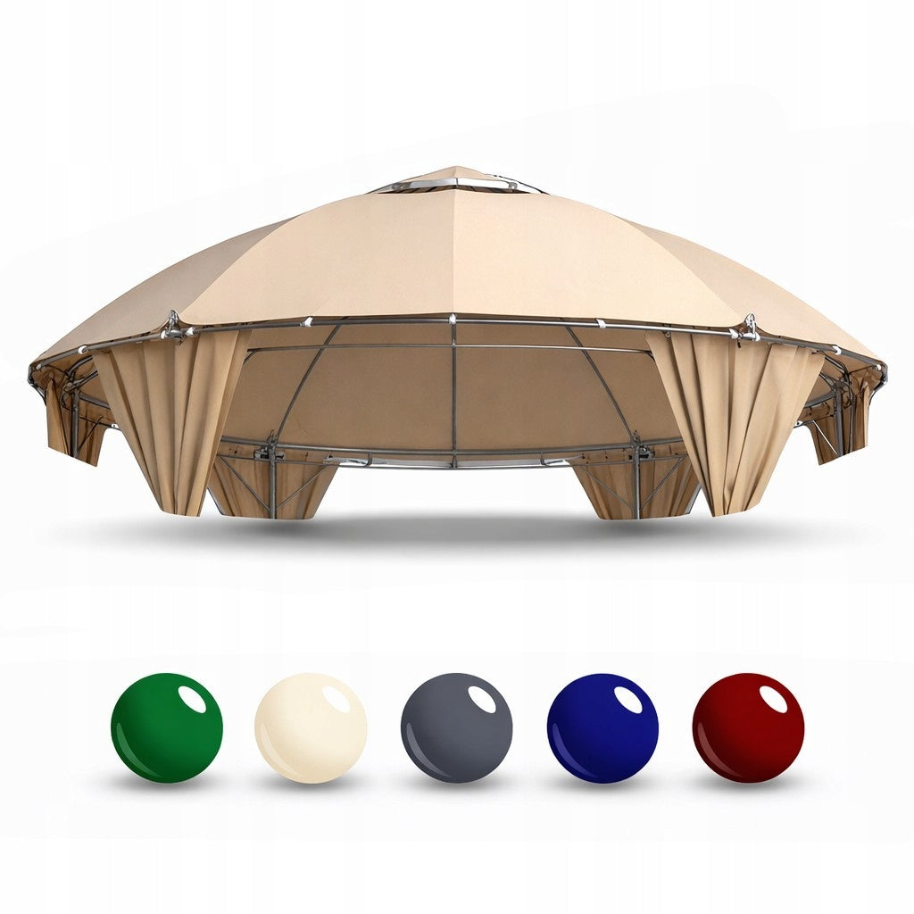 Waterproof plating roofing pavilion OBI BRAGA 350 CM CAPUCINO