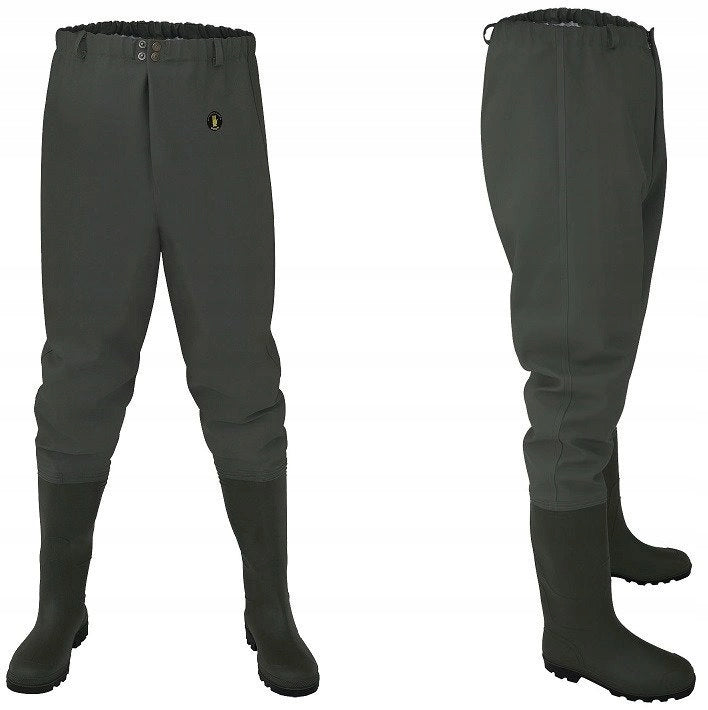 Waterproof trousers PROS with shoes size. 45 Dominant material other