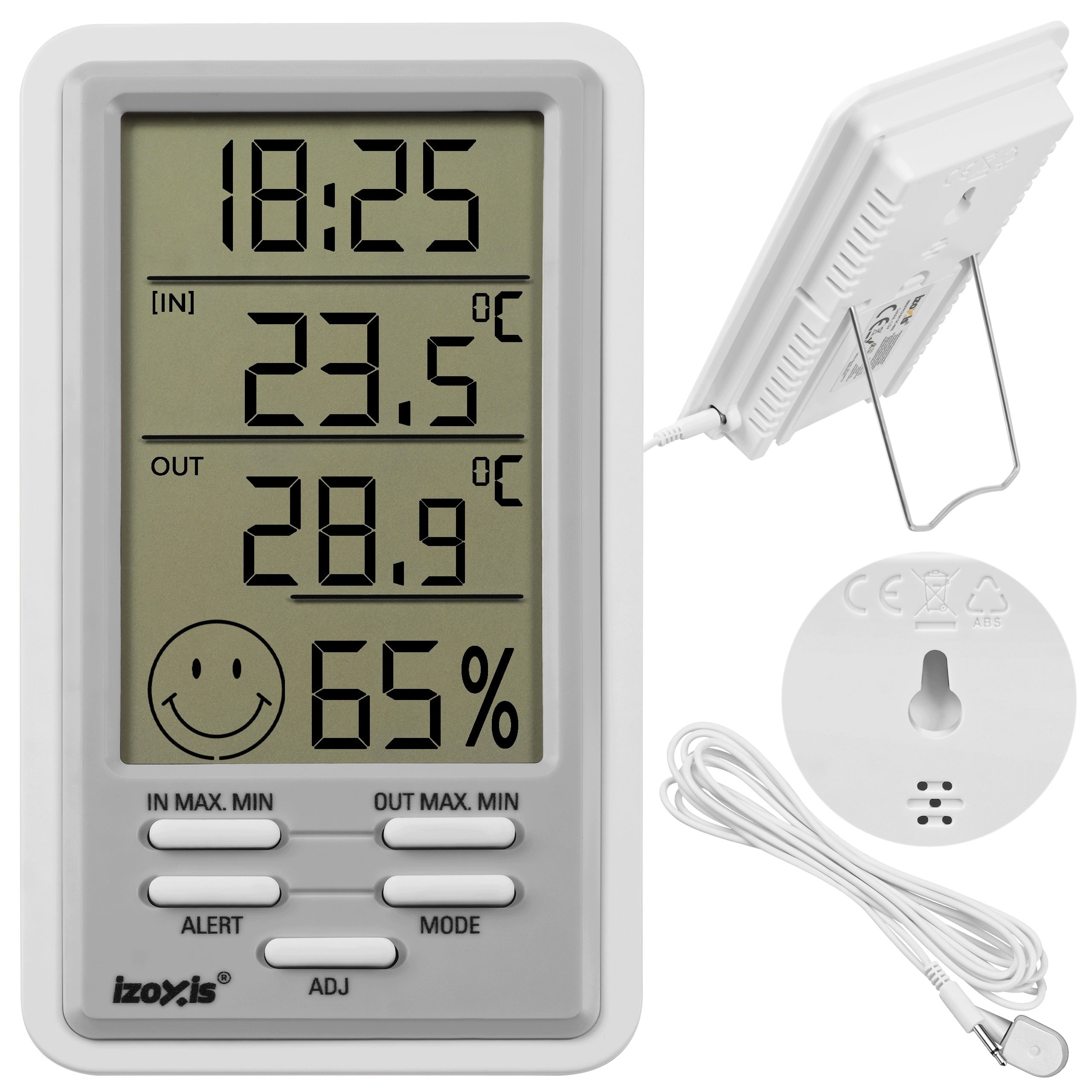 Weather Station Wireless Weather Meteo Thermometer Hygrometer Clock Alarm Clock