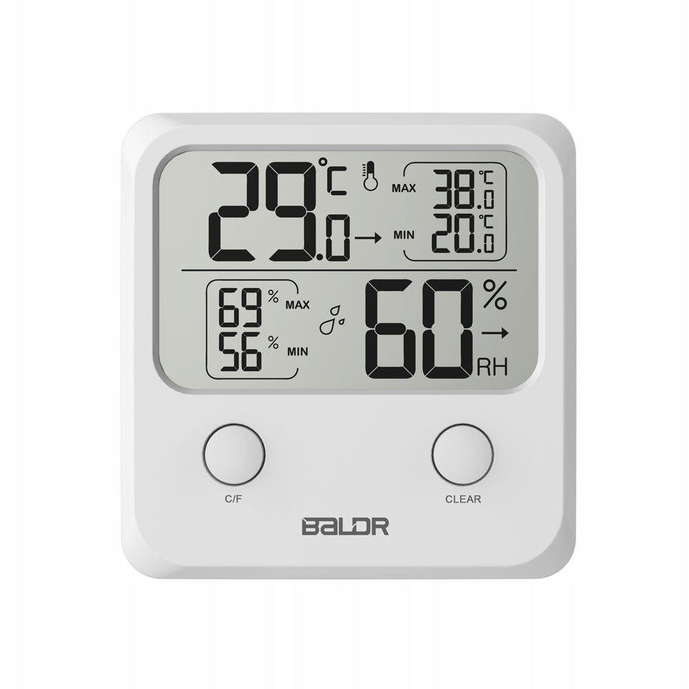 Weather station BALDR B0335 Hygrometer LCD thermometer