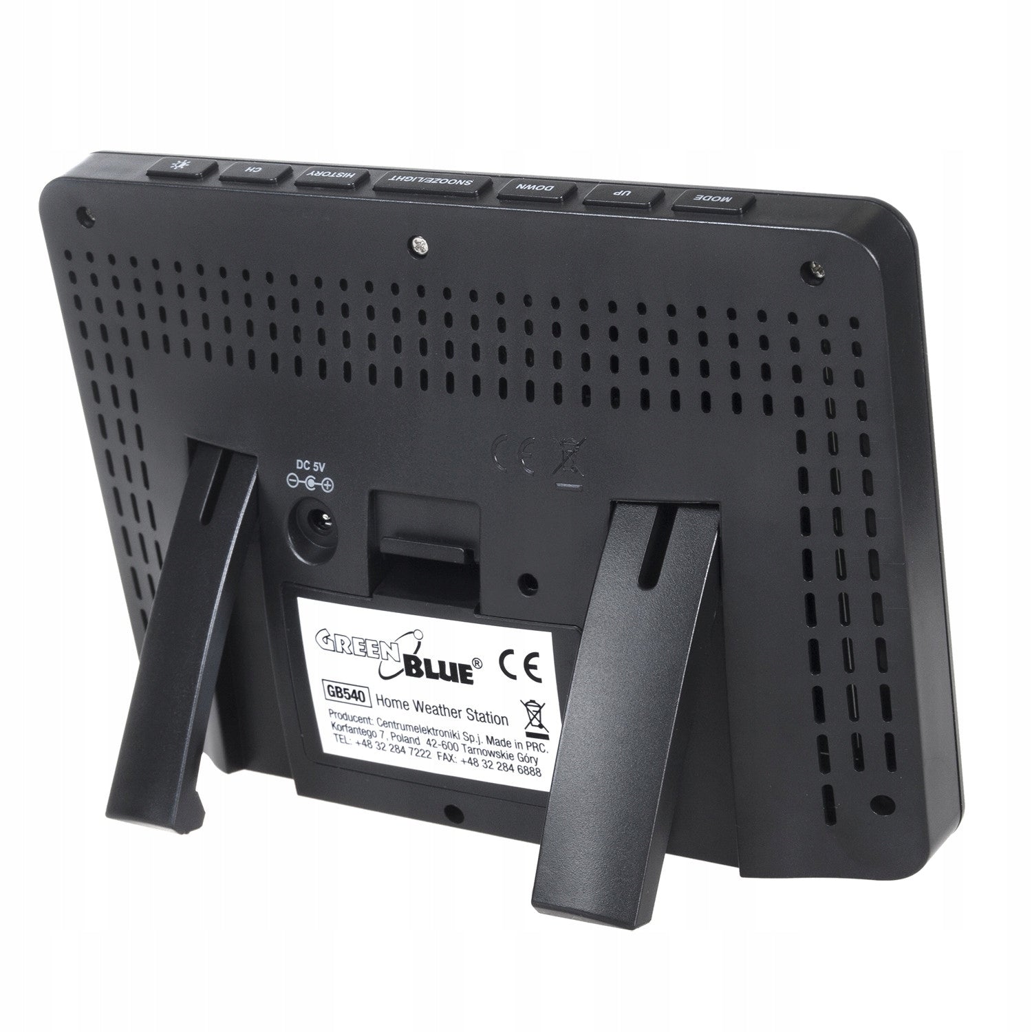 Weather station GreenBlue, GB540N Color black