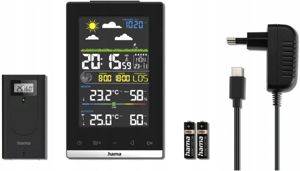 Weather station HAMA Jamaica with external sensor Brand Hama