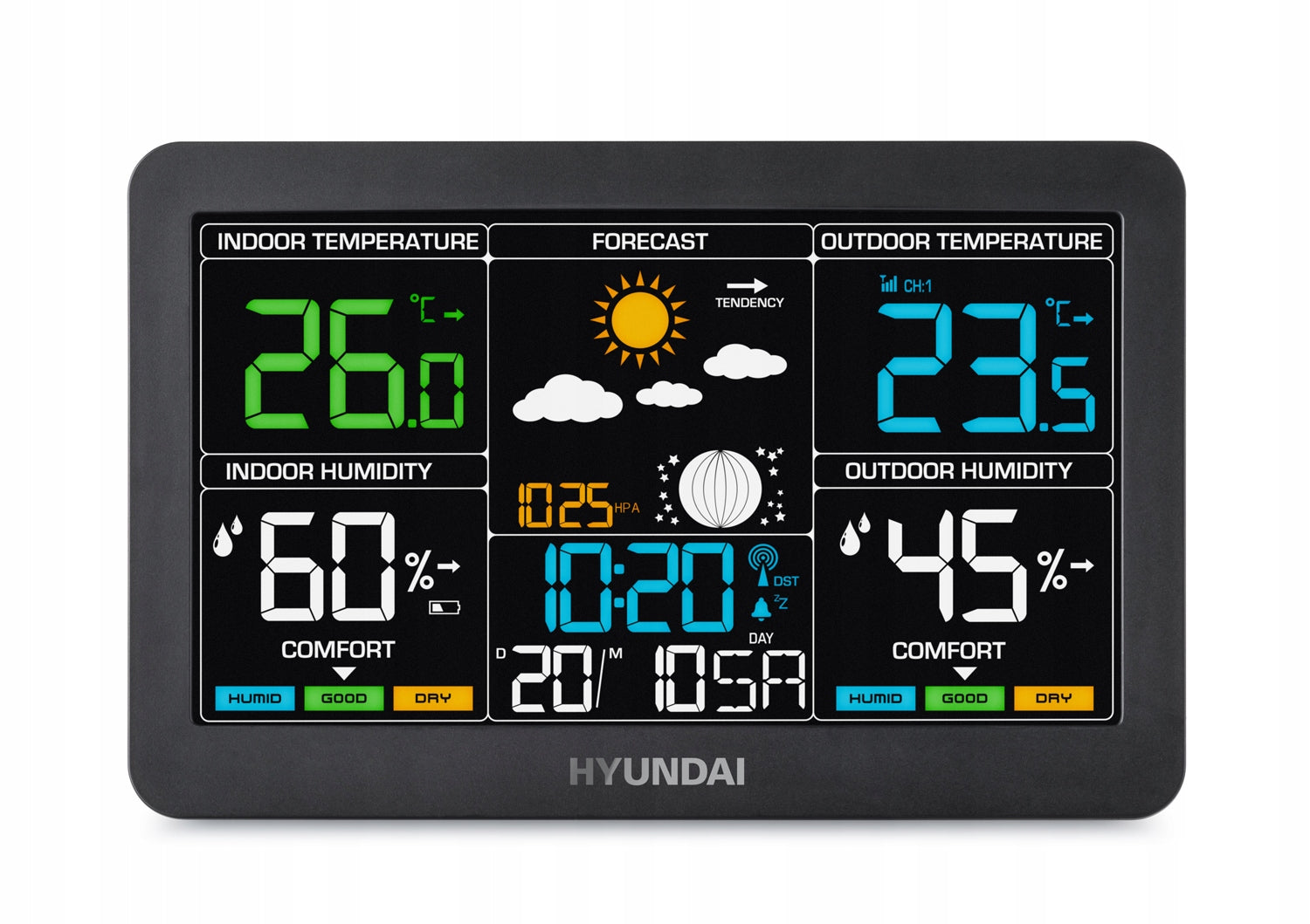 Weather station Hyundai WS4480 Manufacturer code HYUWS4480