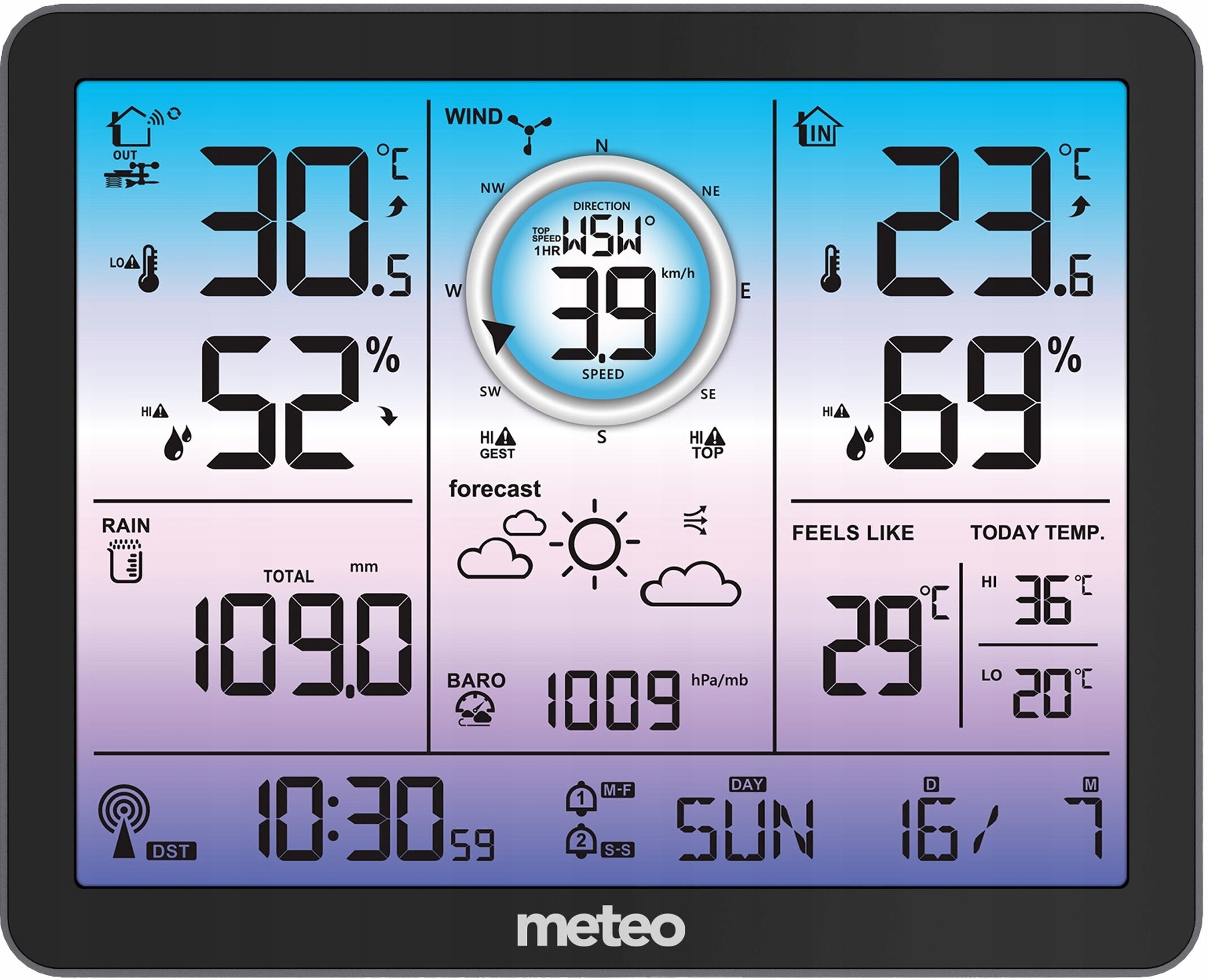 Weather station Meteo SP600 Manufacturer code 05SP600