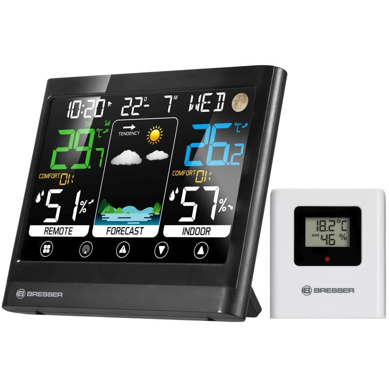 Weather station MeteoTemp BF, color touch display
