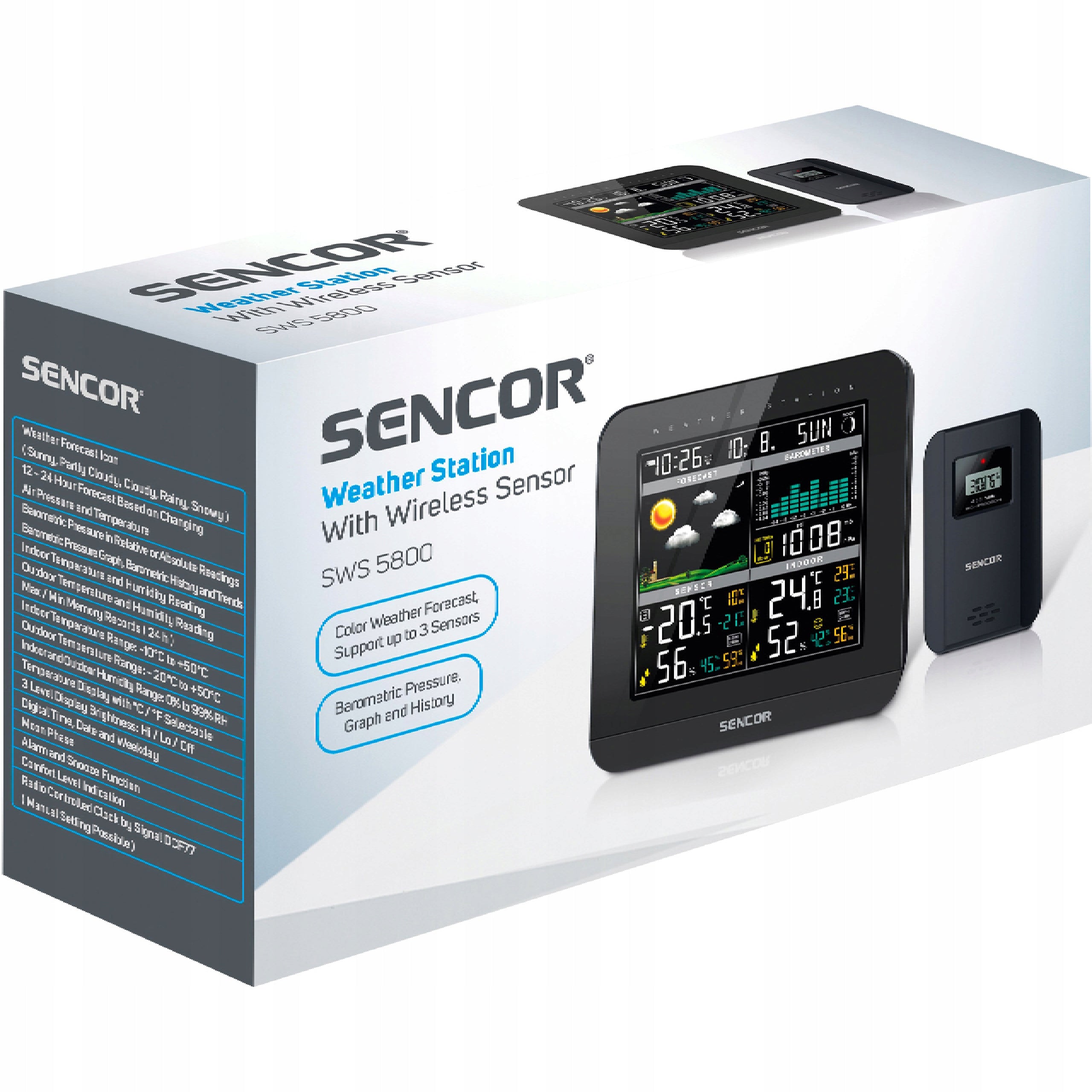 Weather station Sencor SWS 5800 Packaging status original