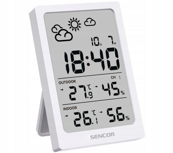 Weather station Sencor SWS2300W 1 wireless sensor included Model SWS 2300 W